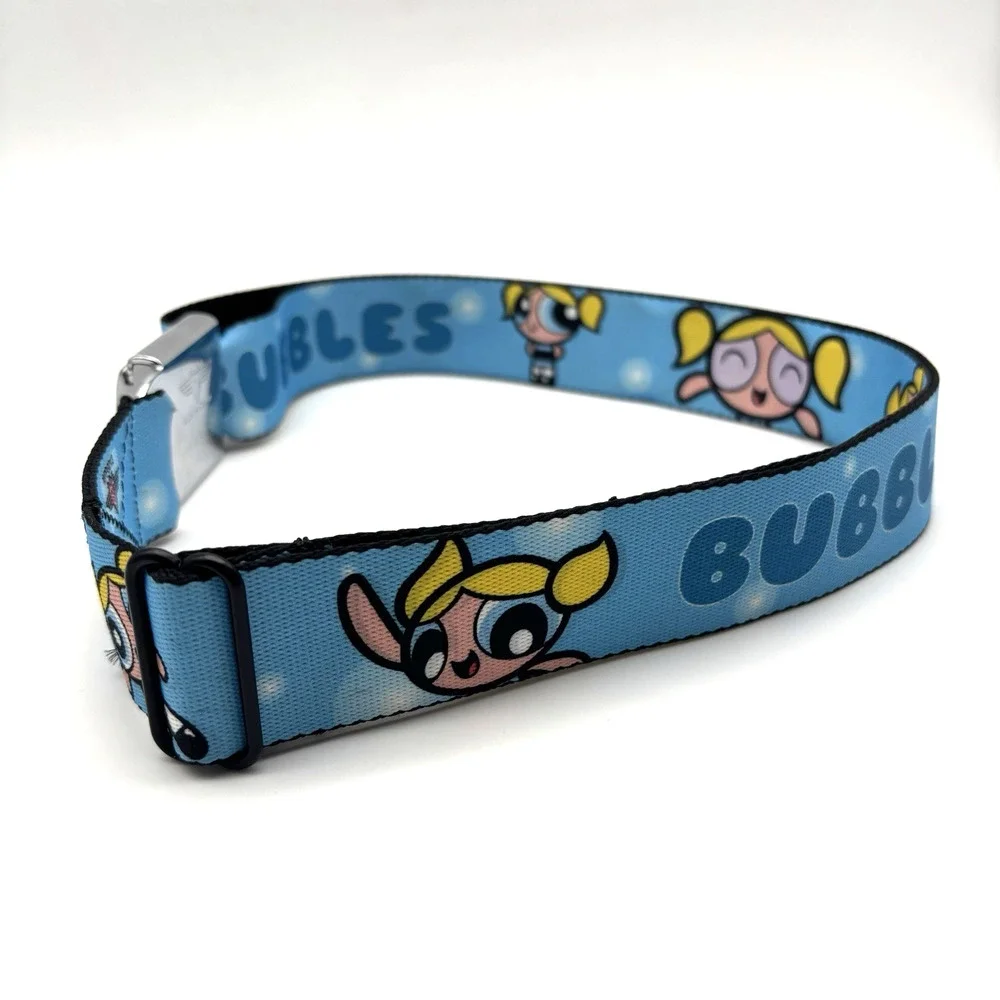 Rare Deadstock 2015 Buckle-Down BUBBLES Powerpuff Girls Seatbelt Belt 28-46